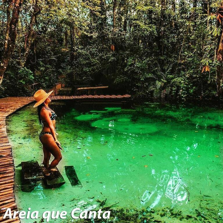 Espaco Alvorada ,Agendamento Das Atividades, Cafe Da Manha ,Banheira E Piscina No Centro Brotas Kültér fotó